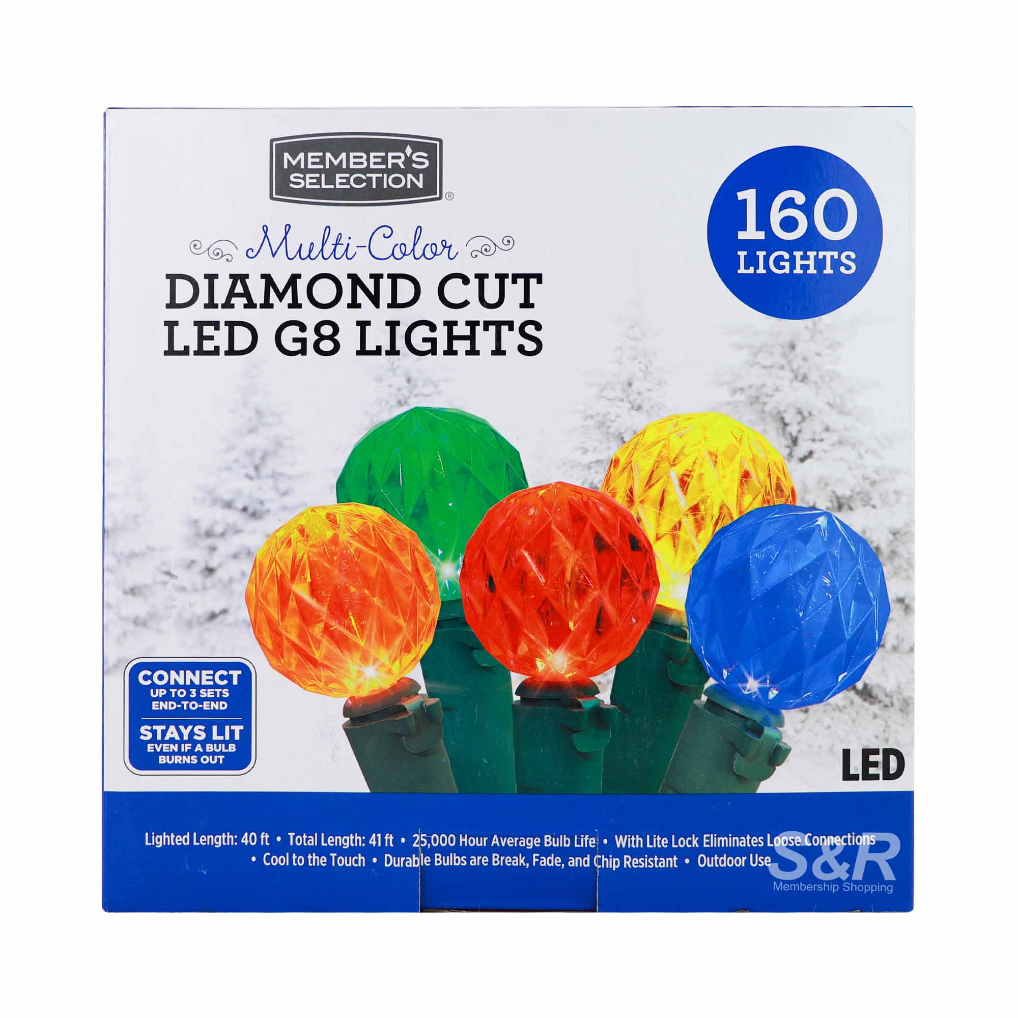 Member's Selection Multi-Cut LED G8 Lights 160 bulbs